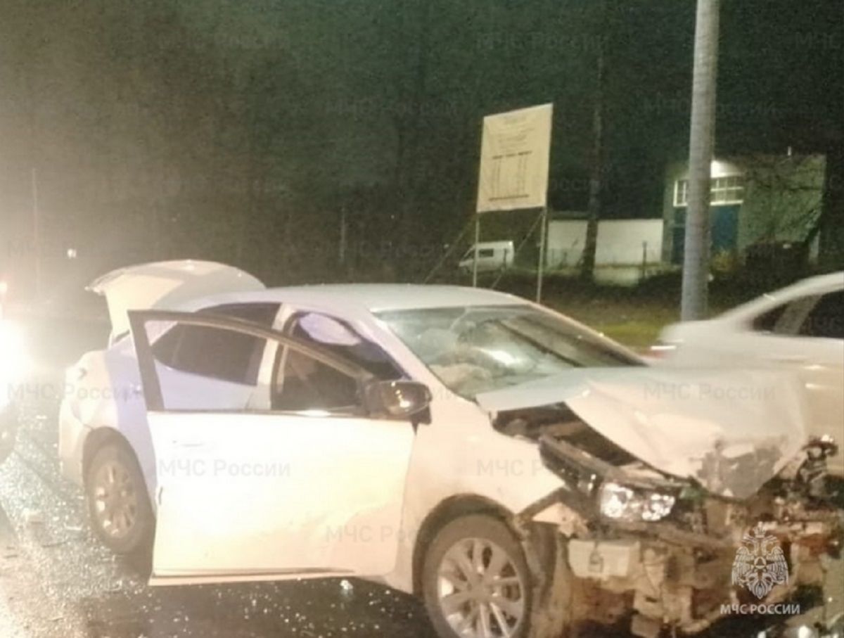 ДТП с пятью пострадавшими произошло в Обнинске.